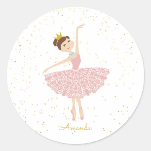 schattige ballerina Sticker