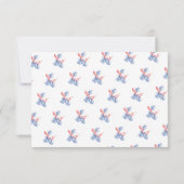 Schattige Ballon 1e Verjaardagsfoto Dank u kaart (Achterkant)