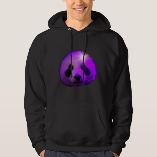 Schattige Bamboe Panda Hoodie (Voorkant)