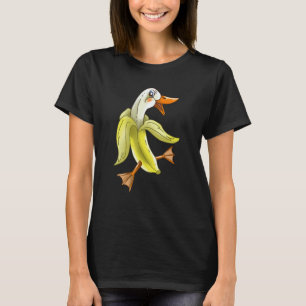 Schattige Banaan Eend Vegetarische Huisdier Fan Gr T-shirt