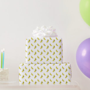 Schattige banaan Kawaii verjaardag kinderen zomer Cadeaupapier