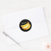 schattige banaanliefhebbers ronde sticker (Envelop)