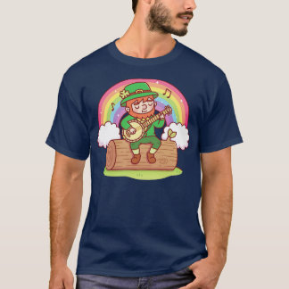 Schattige banjo spelen t-shirt