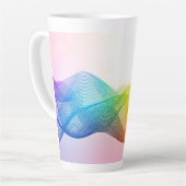 Schattige Barista Obsessief Koffiecafé Latte Mok (Linkerhoek)