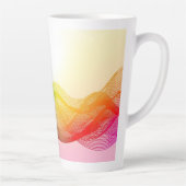 Schattige Barista Obsessief Koffiecafé Latte Mok (Rechts)