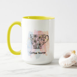 Schattige Barista Obsessief Koffiecafé Mok