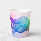 Schattige Barista Obsessief Koffiecafé Papieren Bekers (Voorkant)