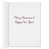Schattige Barly Merry Christmas Wenskaart (Binnen (Rechts))