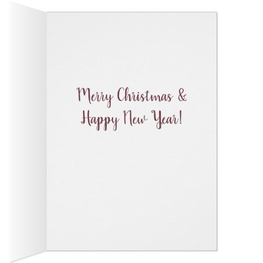 Schattige Barly Merry Christmas Wenskaart (Binnen (Rechts))