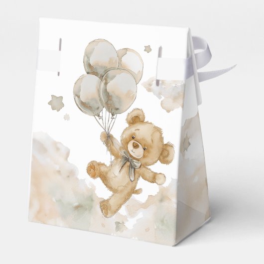 Schattige Barly Wachten Genderneutraal Baby shower Bedankdoosjes (Achterkant)