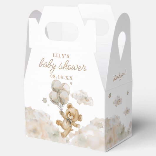 Schattige Barly Wachten Genderneutraal Baby shower Bedankdoosjes (Geopend)