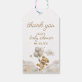 Schattige Barly Wachten Neutraal Baby shower Favor Cadeaulabel (Achterkant)