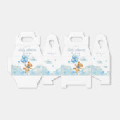 Schattige Barly Wait Blue Boy Baby shower Bedankdoosjes (Uitgevouwen)