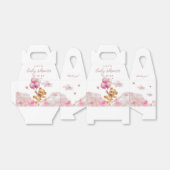 Schattige Barly Wait Roze Meisje Baby shower Bedankdoosjes (Uitgevouwen)