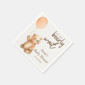 Schattige Barly Wait Teddy Bear Baby shower Servet (Hoek)