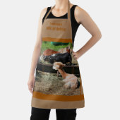 Schattige Barnyard Boerderij Dierenontbijt Geperso Schort (Insitu)