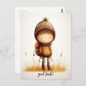 Schattige basisschool Kind Briefkaart (Voorkant / Achterkant)