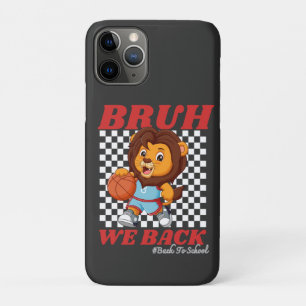 Schattige Basketbal Leeuw BRUH WE BACK Terug naar Case-Mate iPhone Case