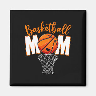 Schattige basketbal mam mama Moederdag van son dau Magneet