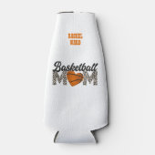 Schattige Basketbal Moeder Flesjeskoeler (Voorkant)