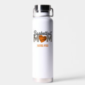 Schattige Basketbal Moeder Waterfles (Achterkant)