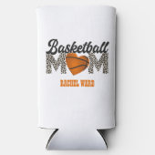 Schattige basketbalmoeder seltzer blikjeskoeler (Voorkant)