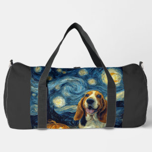 Schattige Basset Hound Hond Halloween Jack O Lante Plunjezak