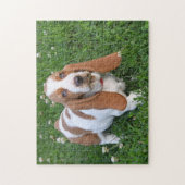 Schattige Basset Hound Puppy Legpuzzel (Verticaal)