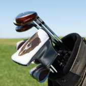 Schattige Basset Puppy Golfheadcover (Insitu)