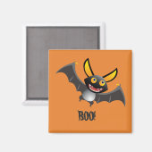 SCHATTIGE BAT BOO! Halloween magneet (Voorkant / Achterkant)