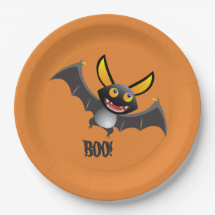 SCHATTIGE BAT BOO! Halloween Paper Party Bord