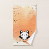 Schattige Bat Buddy - Kawaii Minimalistische Kweke Bad Handdoek (Handdoek)