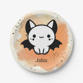 Schattige Bat Buddy - Kawaii Minimalistische Kweke Papieren Bordje