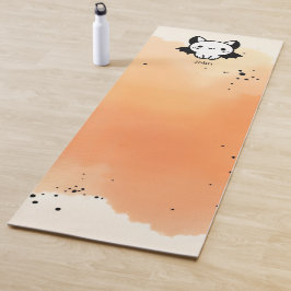 Schattige Bat Buddy - Kawaii Minimalistische Kweke Yogamat