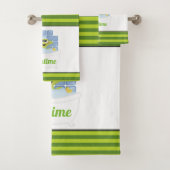 Schattige Bathtime douche kikkerlak set Bad Handdoek (Insitu)