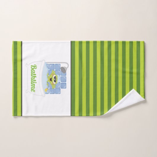 Schattige Bathtime douche kikkerlak set Bad Handdoek (Handdoek)
