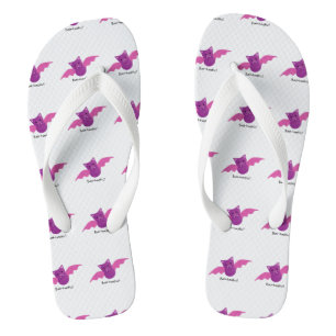 Schattige Battastische Roze Vleermuis Teenslippers