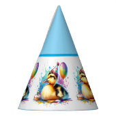 Schattige Bay Duck Party pet Feesthoedjes (Links)