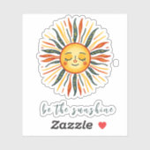 Schattige "Be The Sunshine" Vinyl Sticker (Vel)