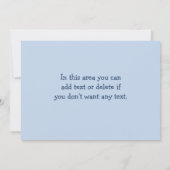 Schattige "Beach Baby"-Shower - Hartelijk dank voo Bedankkaart (Achterkant)