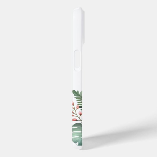 Schattige beach pink flamingo Naam toevoegen Case-Mate iPhone Case (Achterkant / Rechts)