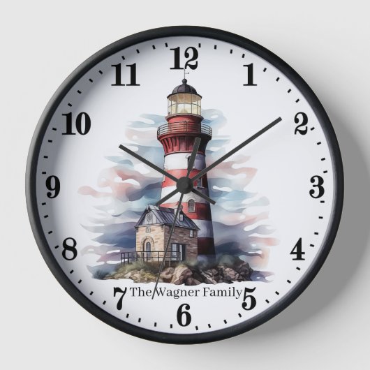 Schattige Beach vuurtoren liefhebbers naam toevoeg (Voorkant)