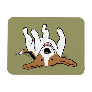 Schattige Beagle Cartoon Hond Magneet
