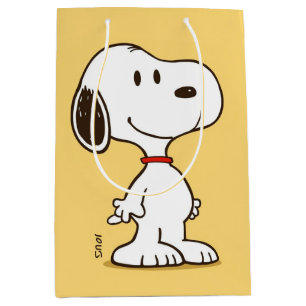 Schattige Beagle Cartoon Karakter Illustratie Medium Cadeauzakje