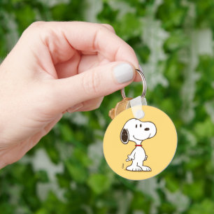 Schattige Beagle Cartoon Karakter Illustratie Sleutelhanger