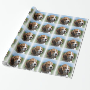 Schattige Beagle Dog Cadeaupapier