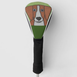 Schattige Beagle Driver Hoesje Golfheadcover