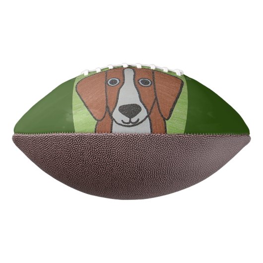 Schattige Beagle Football (Gedraaid 90)