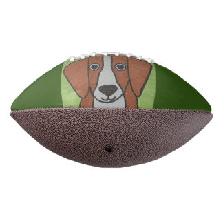 Schattige Beagle Football