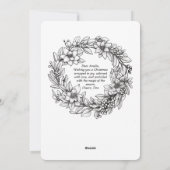 Schattige Beagle Hond Geniet van Kerst Kleurplaat Feestdagenkaart (Achterkant)